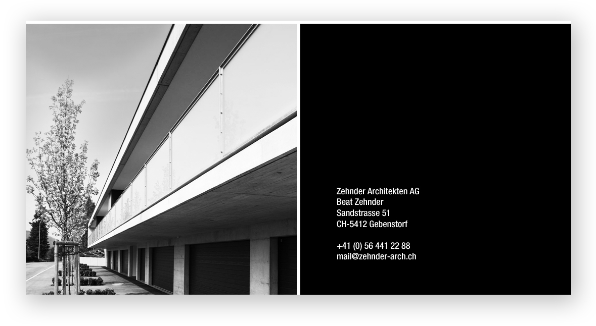 Zehnder Architekten AG, Beat Zehnder, Brugg, Aargau